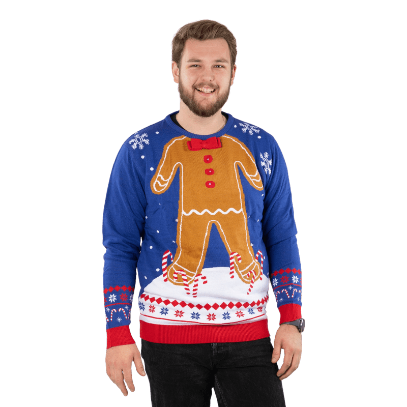 Julegenser, Unisex, Pepperkakemann