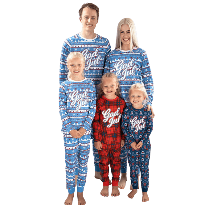 Hovedbilde Julepysjamas, God Jul Barn Marine