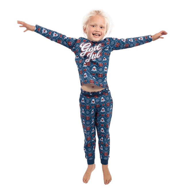 Hovedbilde Julepysjamas, God Jul Barn Marine