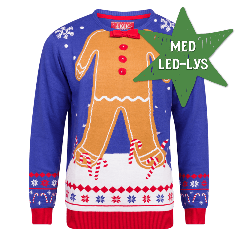 Julegenser, Unisex, Pepperkakemann